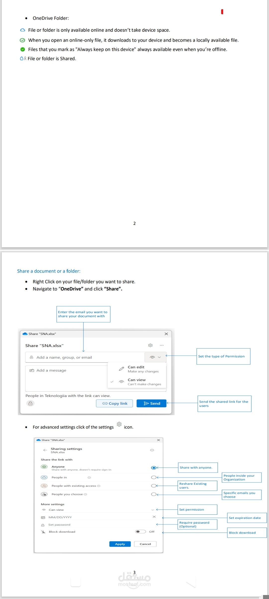 One drive Basics