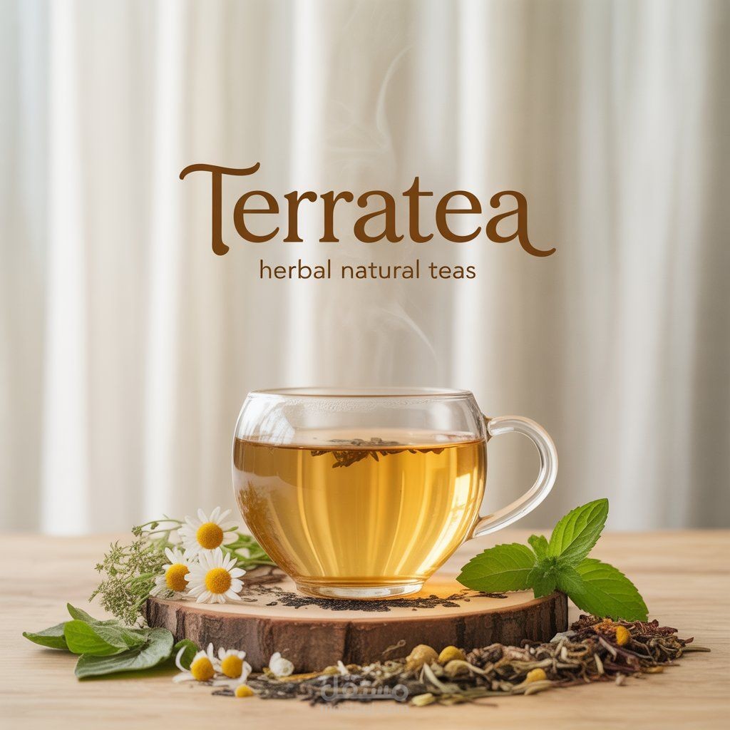شعار لماركة شاي اعشاب Terratea