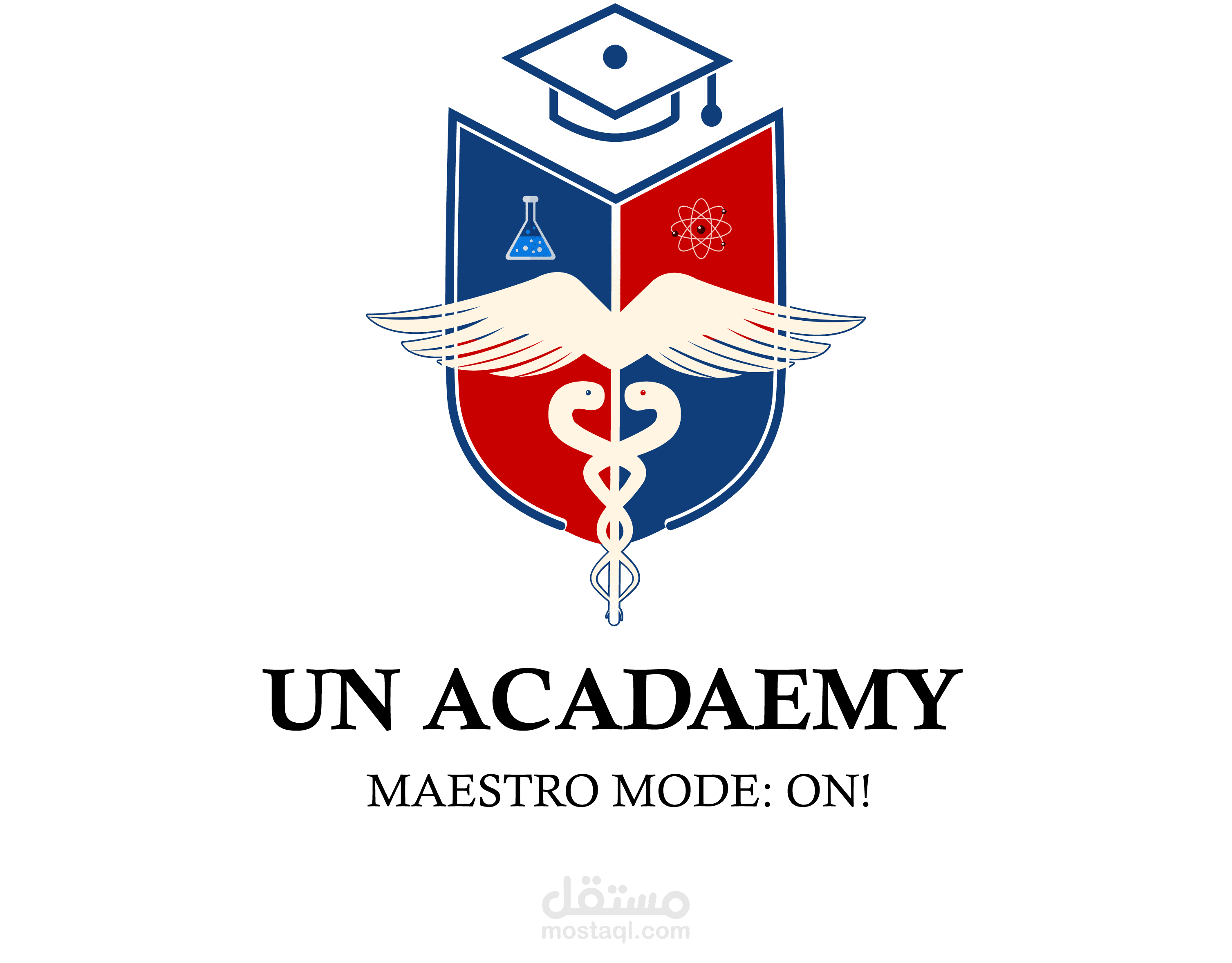 تصميم هوية بصرية لأكاديمية كورسات طبية