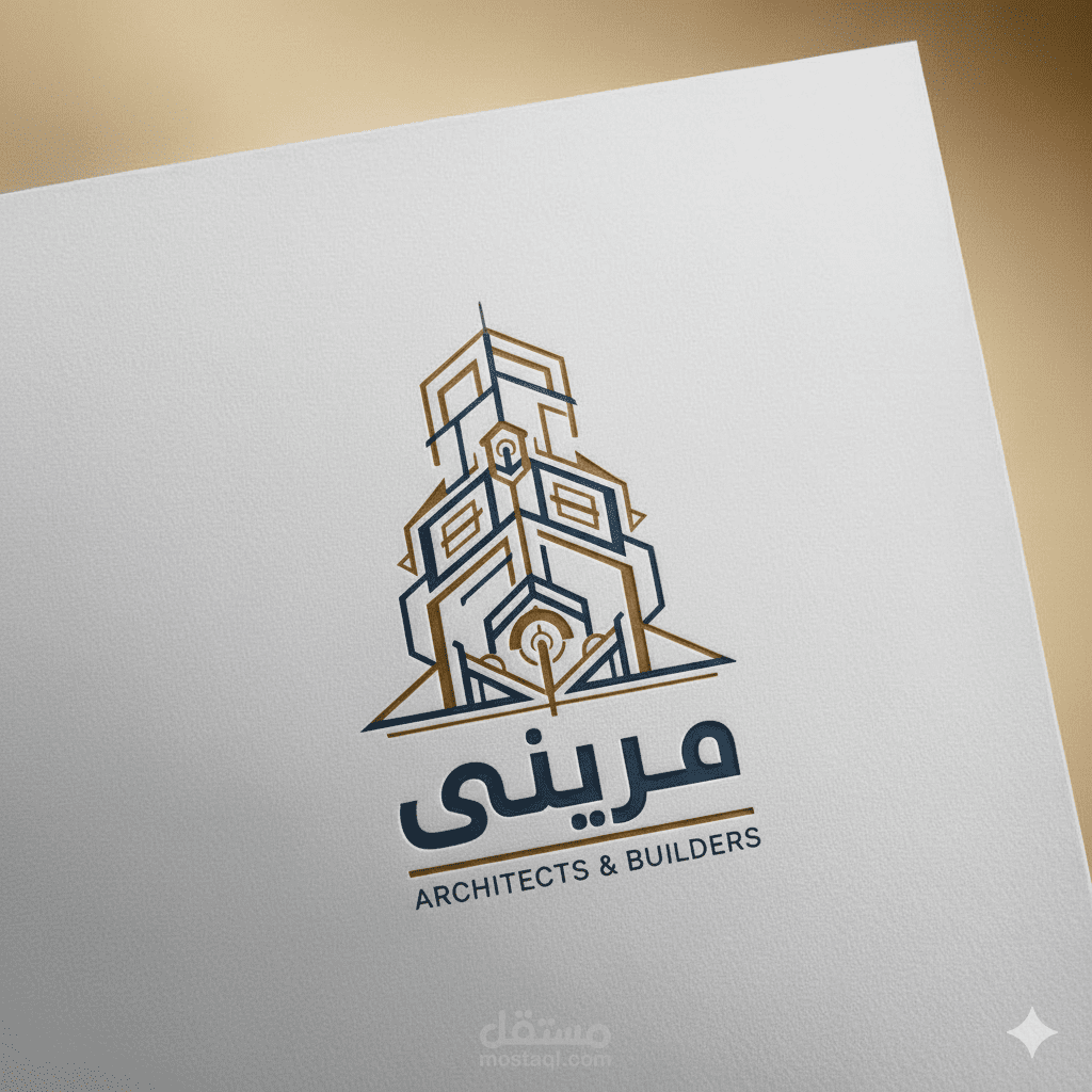 تصميم لوغو لمكتب مقاولات