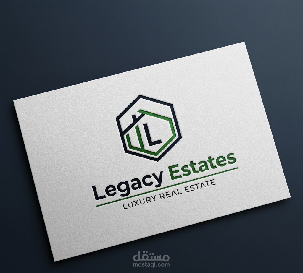 تصميم شعار بدقه عاليه لمكتب عقارات