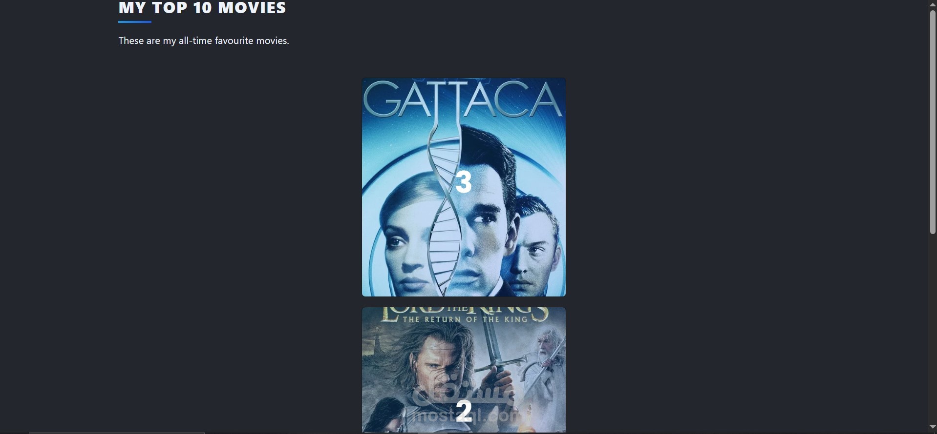 Movie Collection Manager