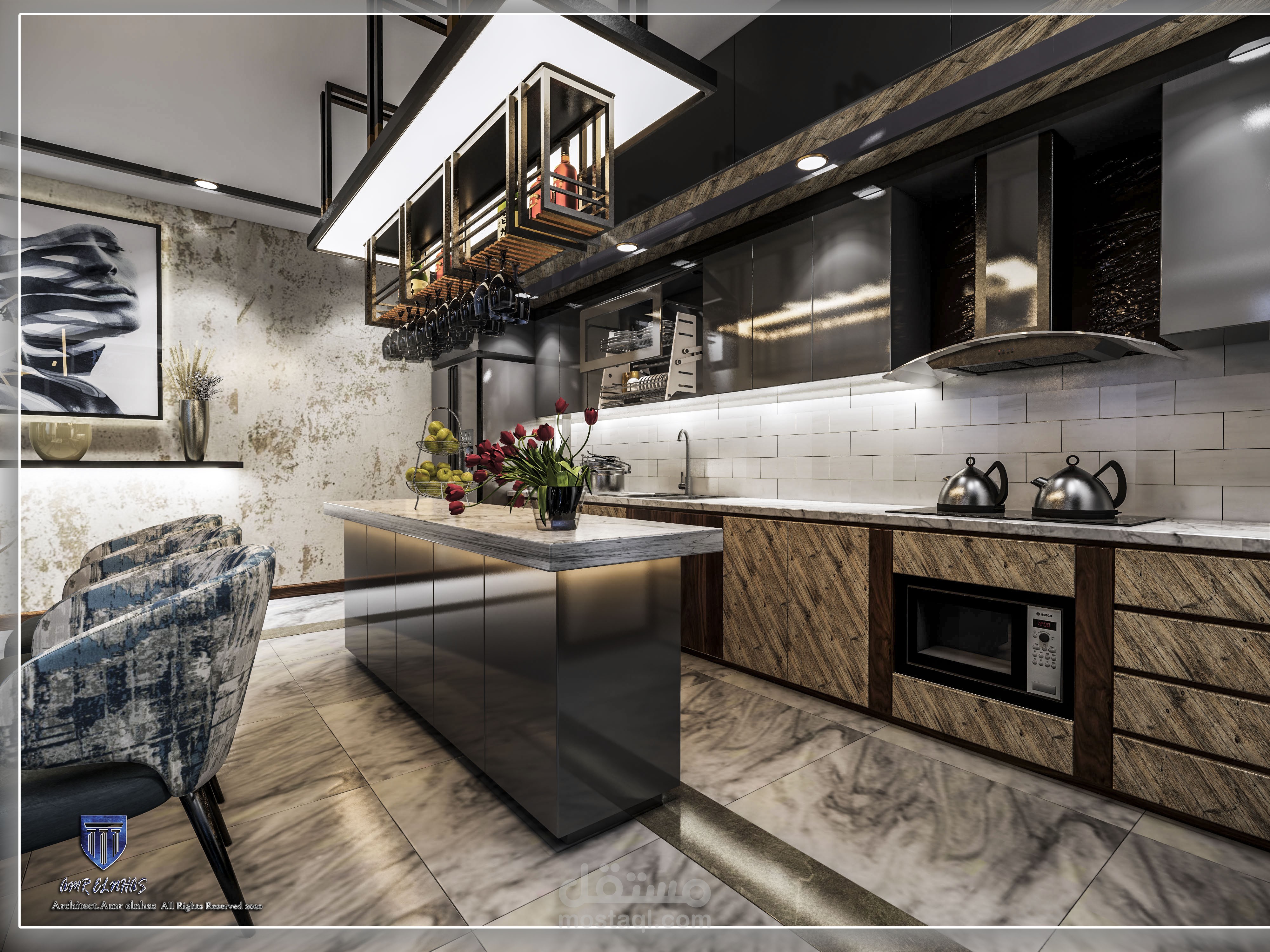 تصميم مطبخ حديث