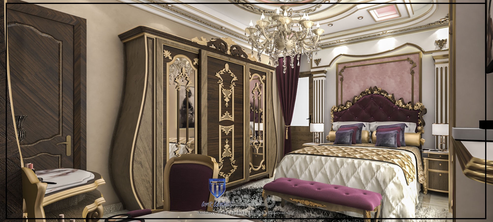 غرفة نوم كلاسيك