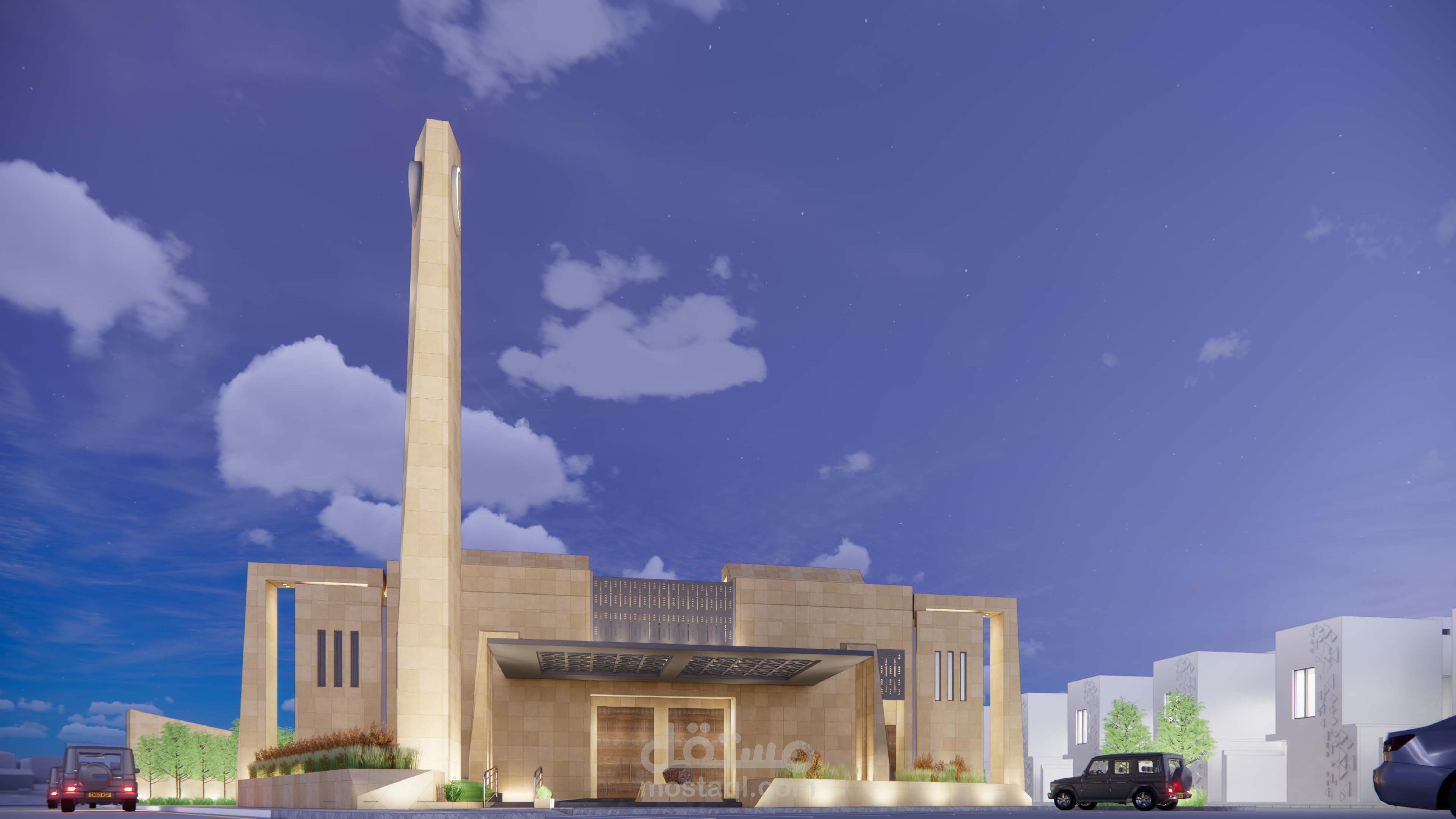 تصميم ومكتب فني وتنفيذ مشروع مسجد | الدرعية – الرياض