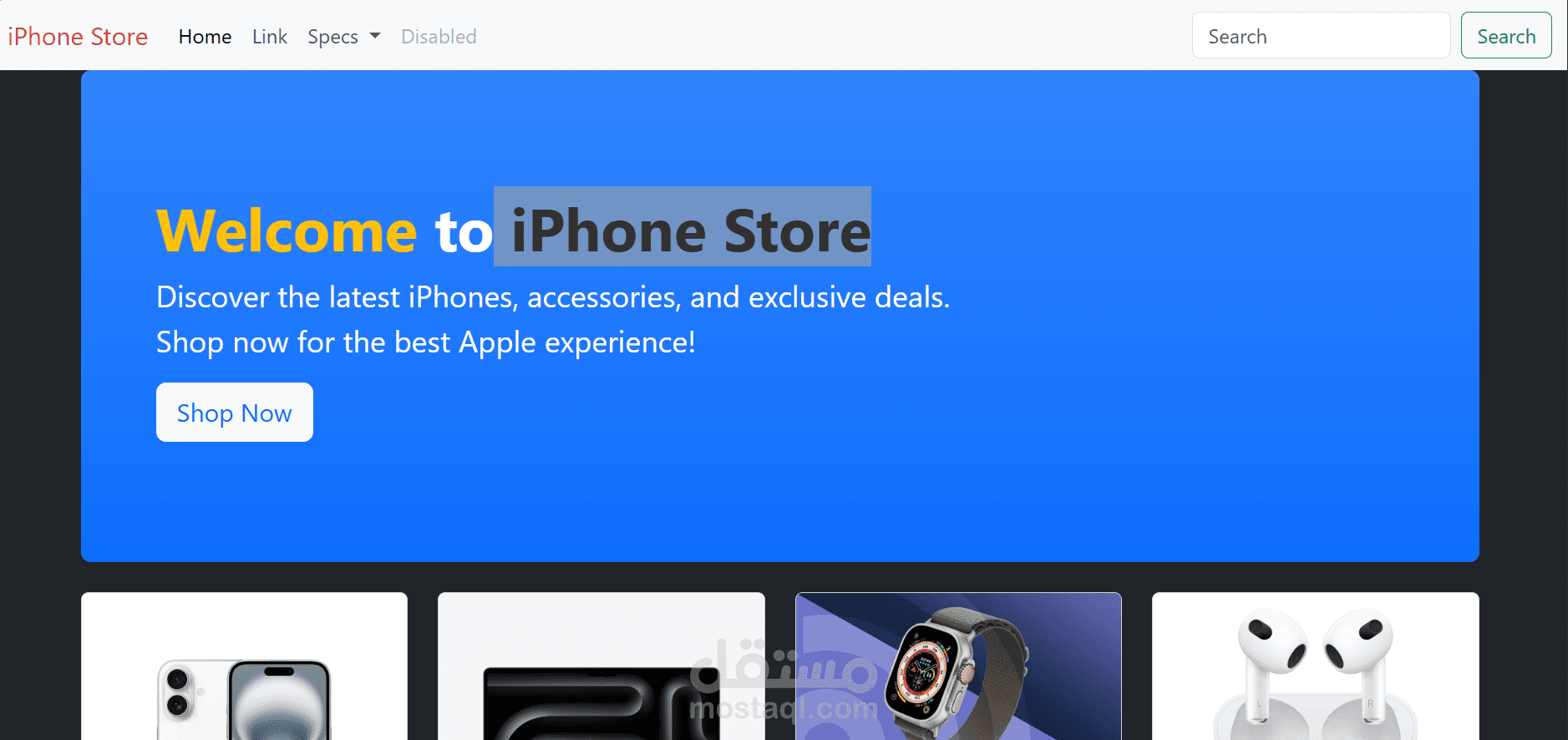 iPhone Store