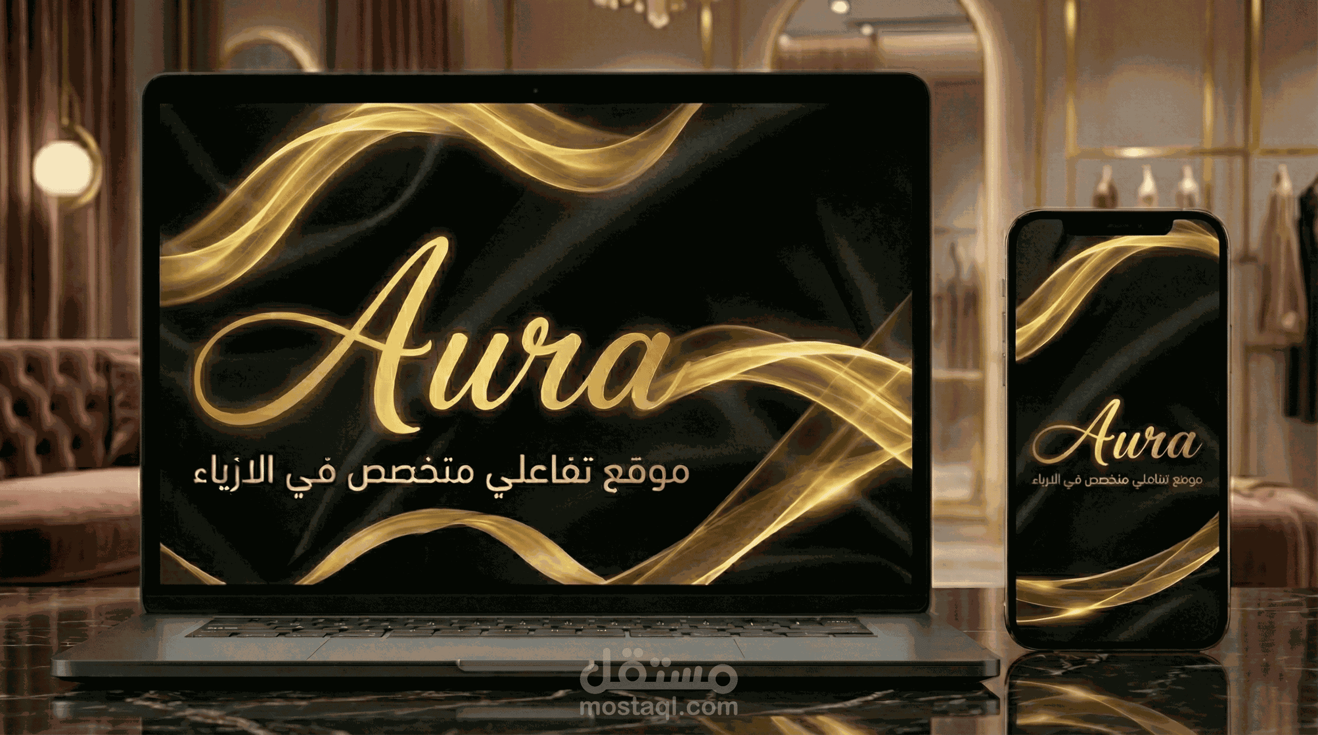 موقع تفاعلي متخصص في الأزياء - AURA