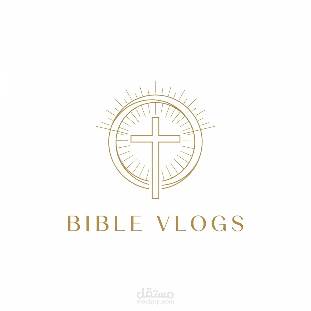 Professional Logo Design for "Bible Vlogs" Channel
