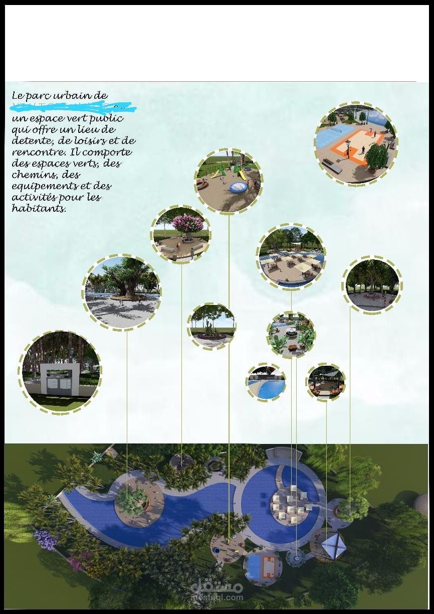 تصميم لإعلان عن عمل معماري