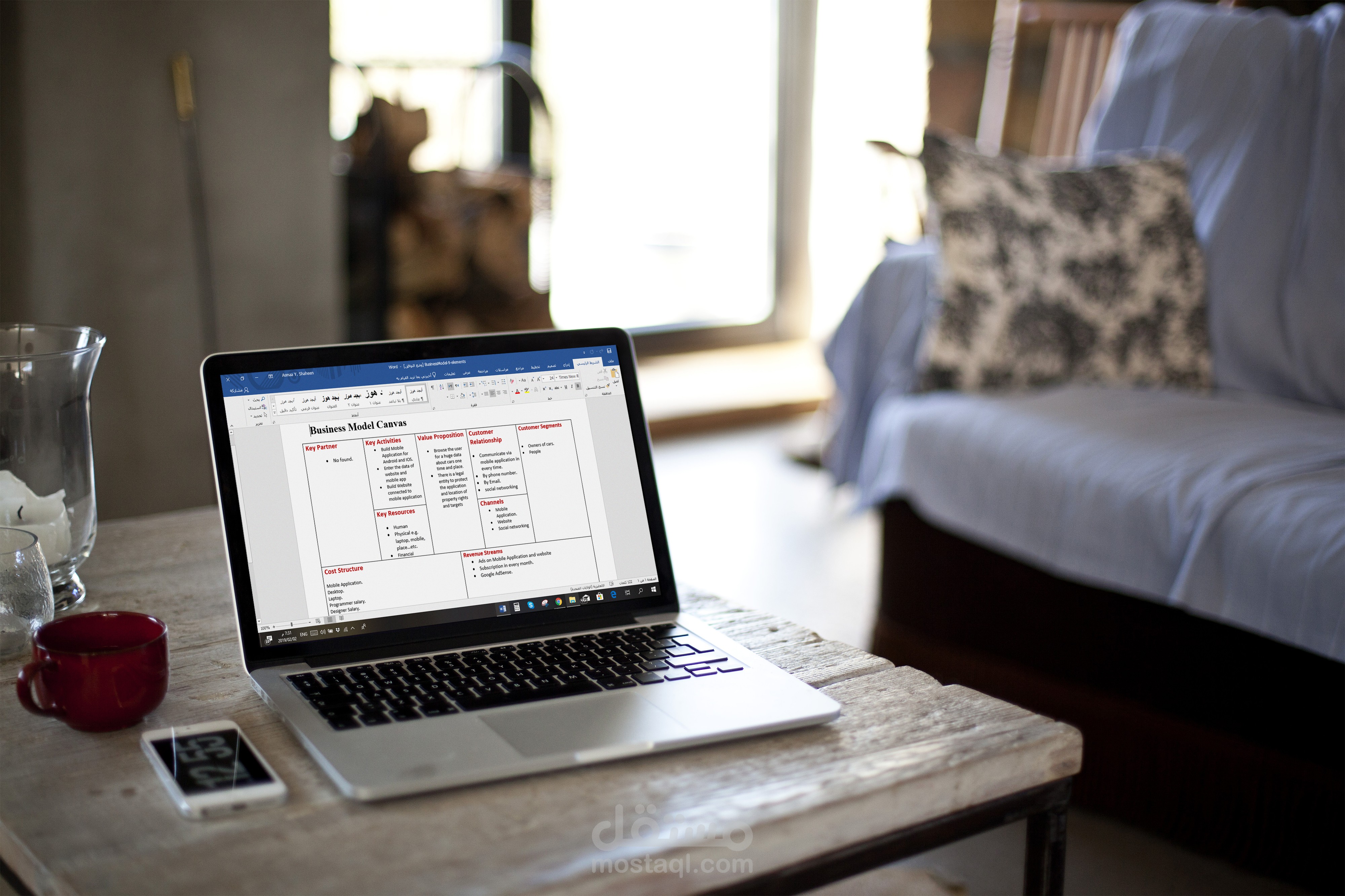 دراسة متكاملة لمنصة الكترونية