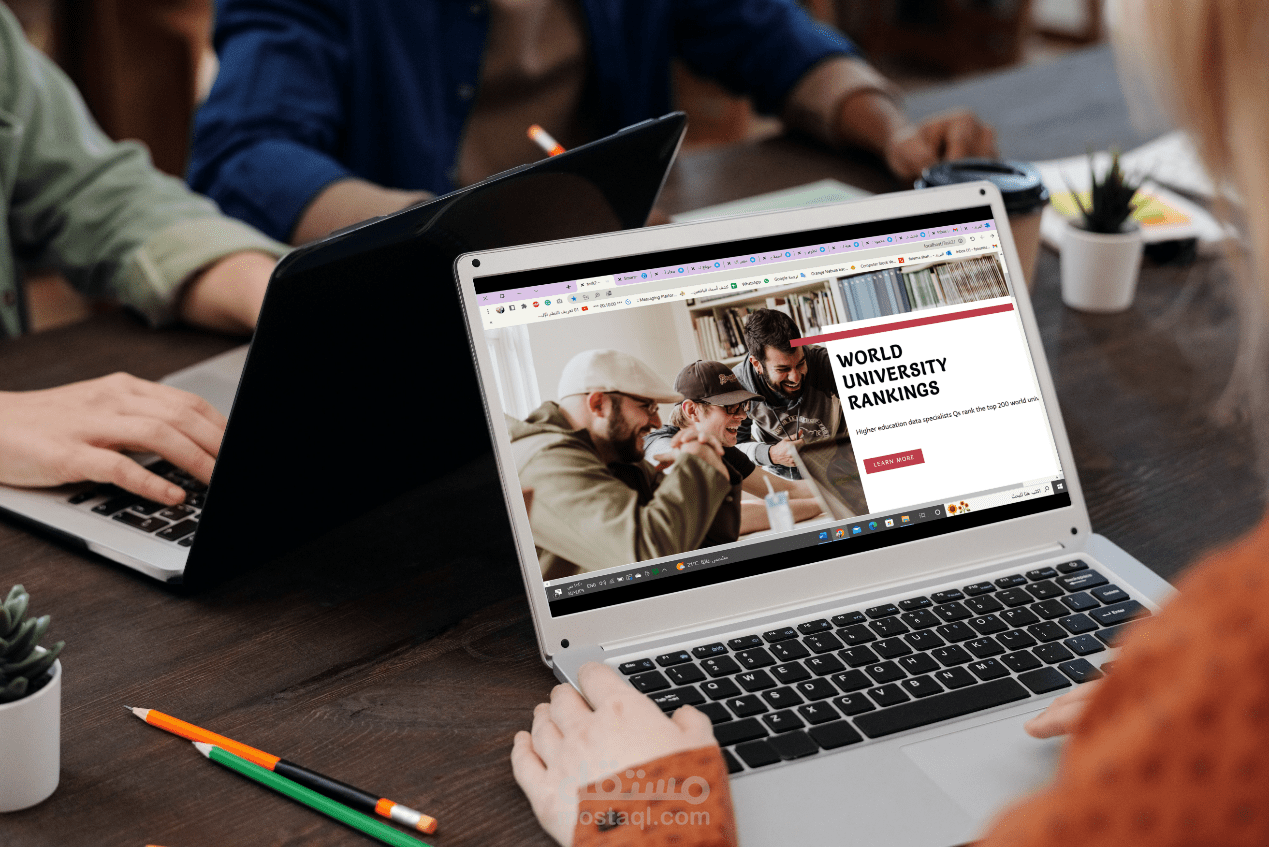 تطوير وتصميم صفحة هبوط Landing Page من الصفر