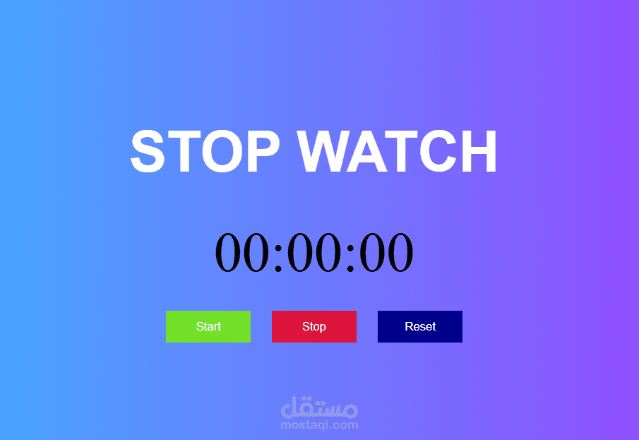 Stop watch