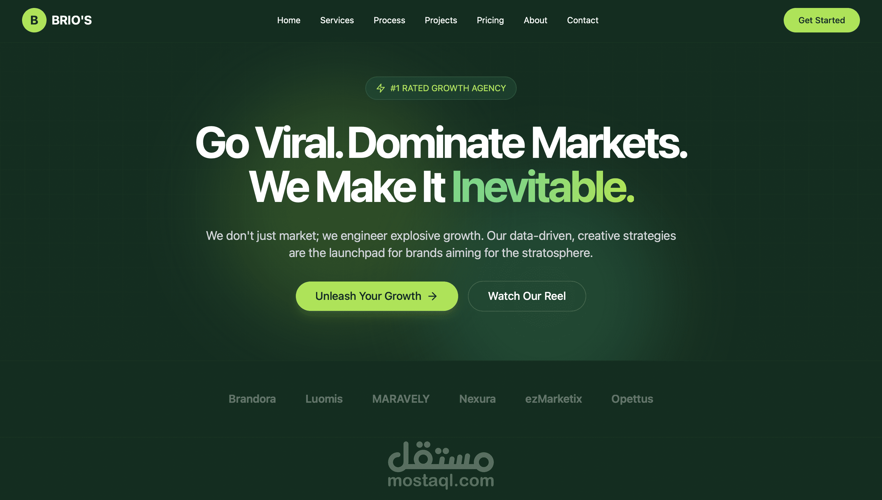 تصميم صفحة هبوط عصرية مع animations قوية