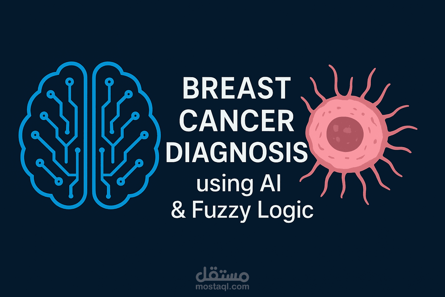 مشروع ذكاء اصطناعي لتشخيص سرطان الثدي باستخدام Decision Tree و Fuzzy Logic