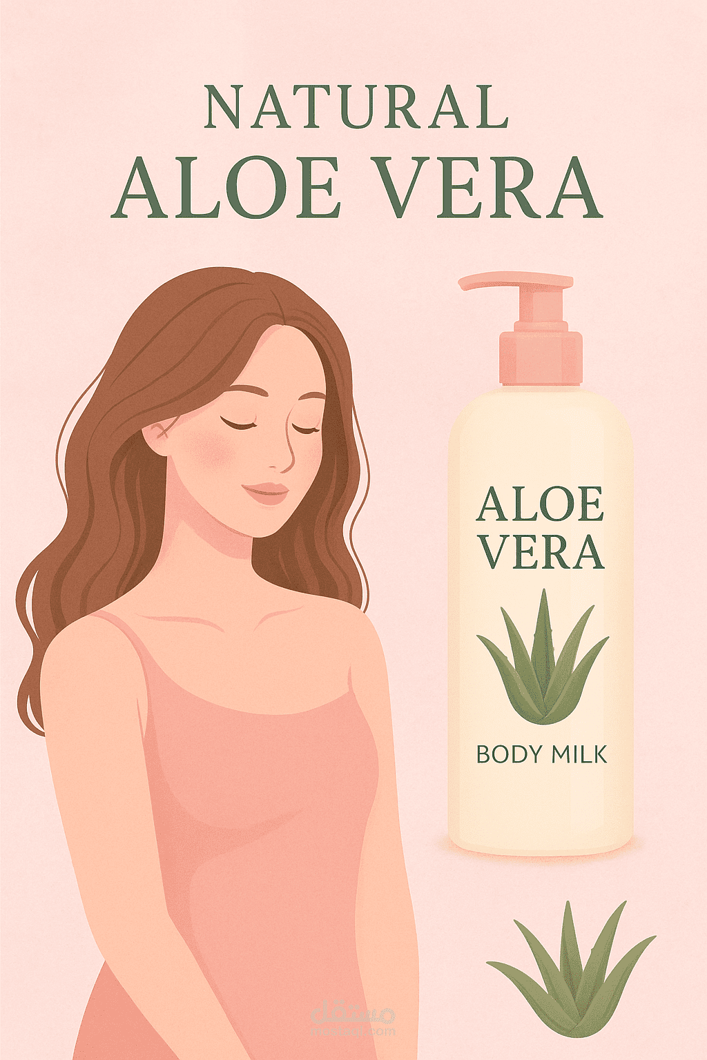 اعلان لمنتج مستخلص الالوفيرا