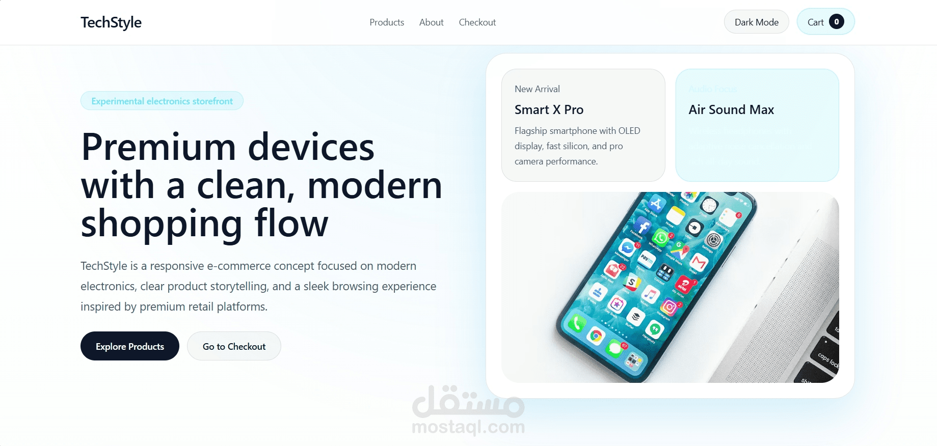 TechStyle (E-Commerce| متجر الكتروني)