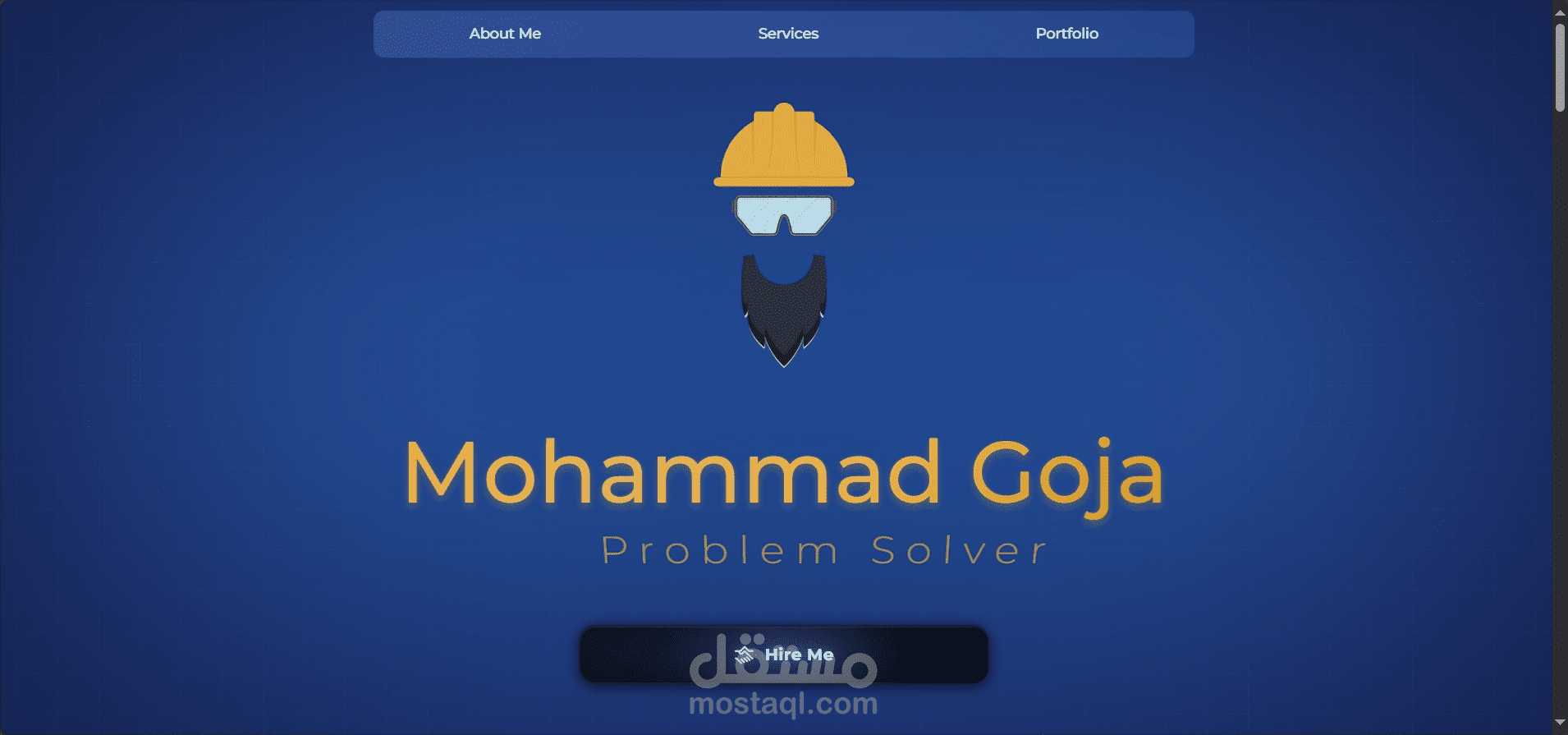 موقعي الشخصي لعرض أعمالي