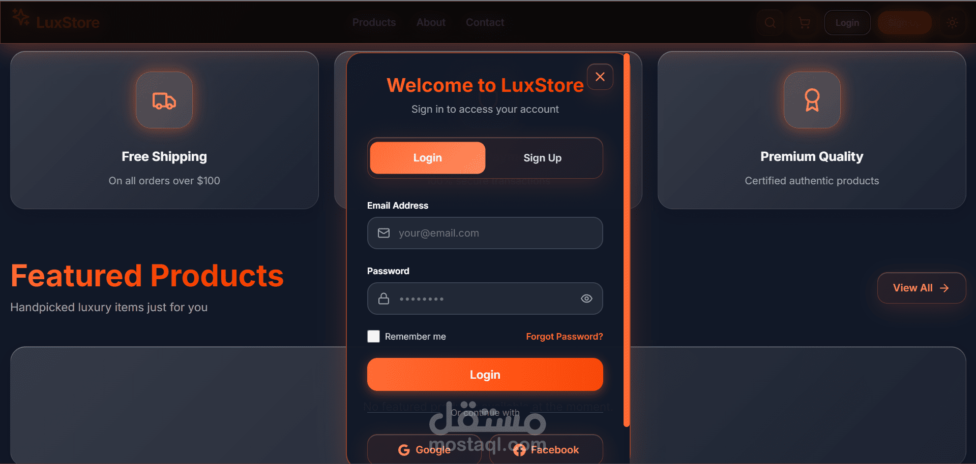 متجر إلكتروني متعدد اللغات كامل المصدر (React + FastAPI + RTL)