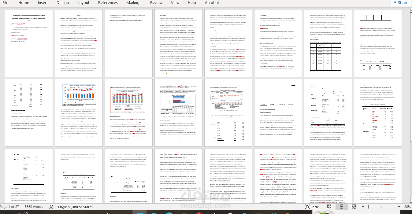 ورقة بحثية _ رسالة ماجستير