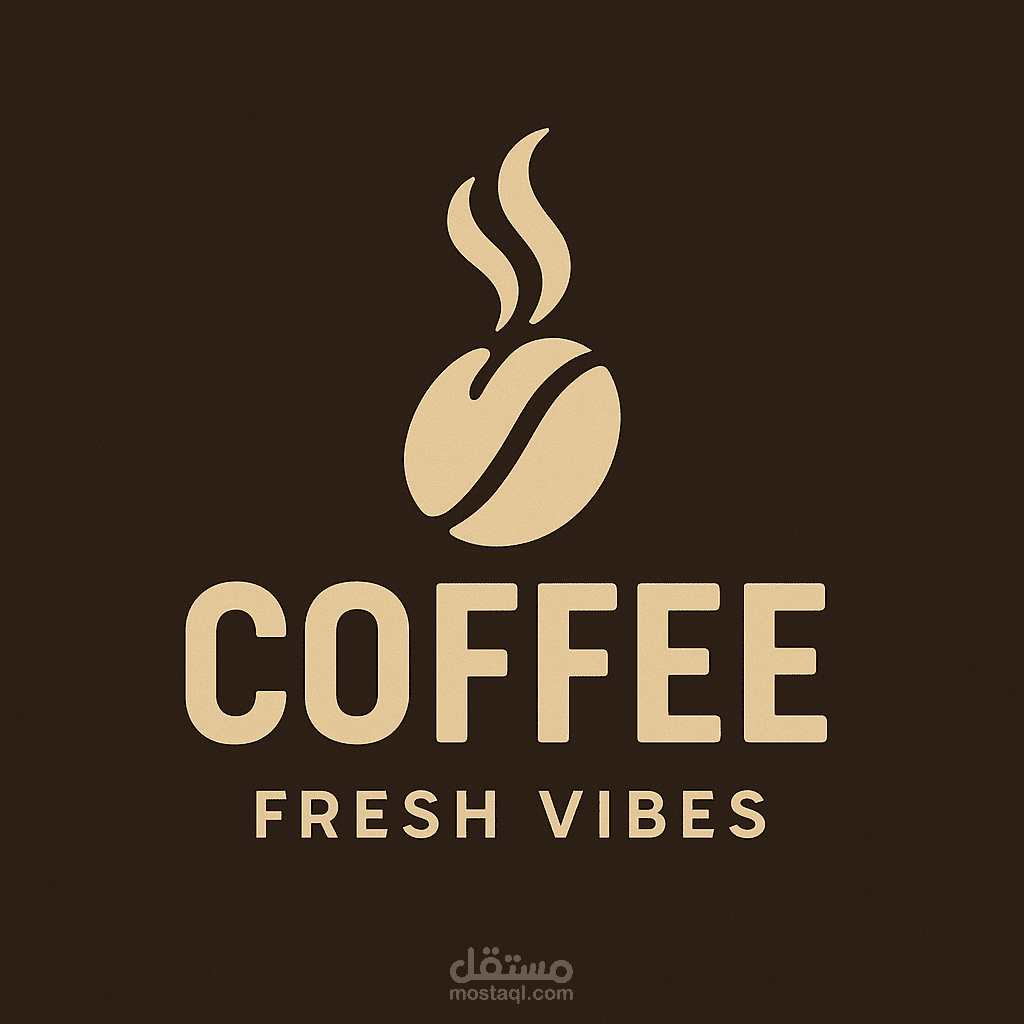 تصميم شعار شركة Coffee – Fresh Vibes
