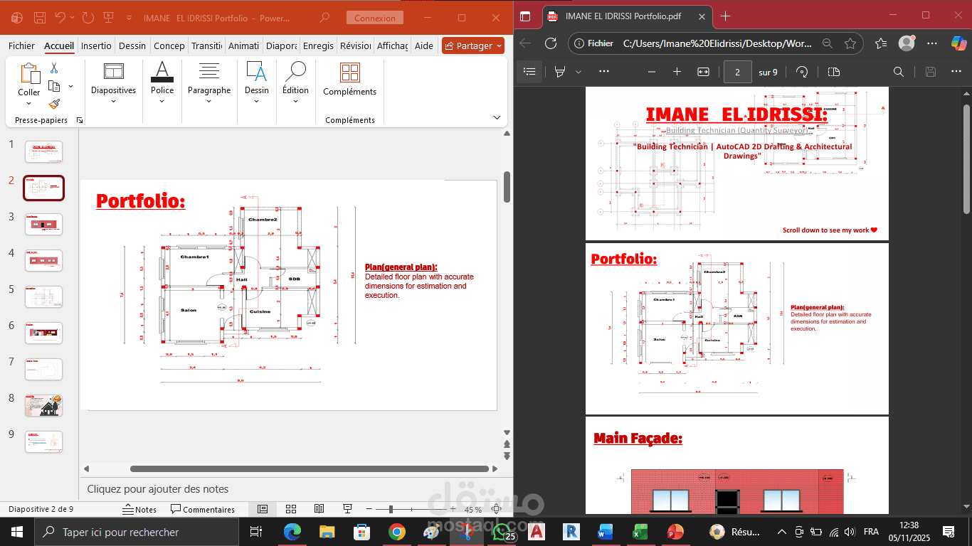 تنسيق وإعداد عروض PowerPoint احترافية من نصوص وجداول