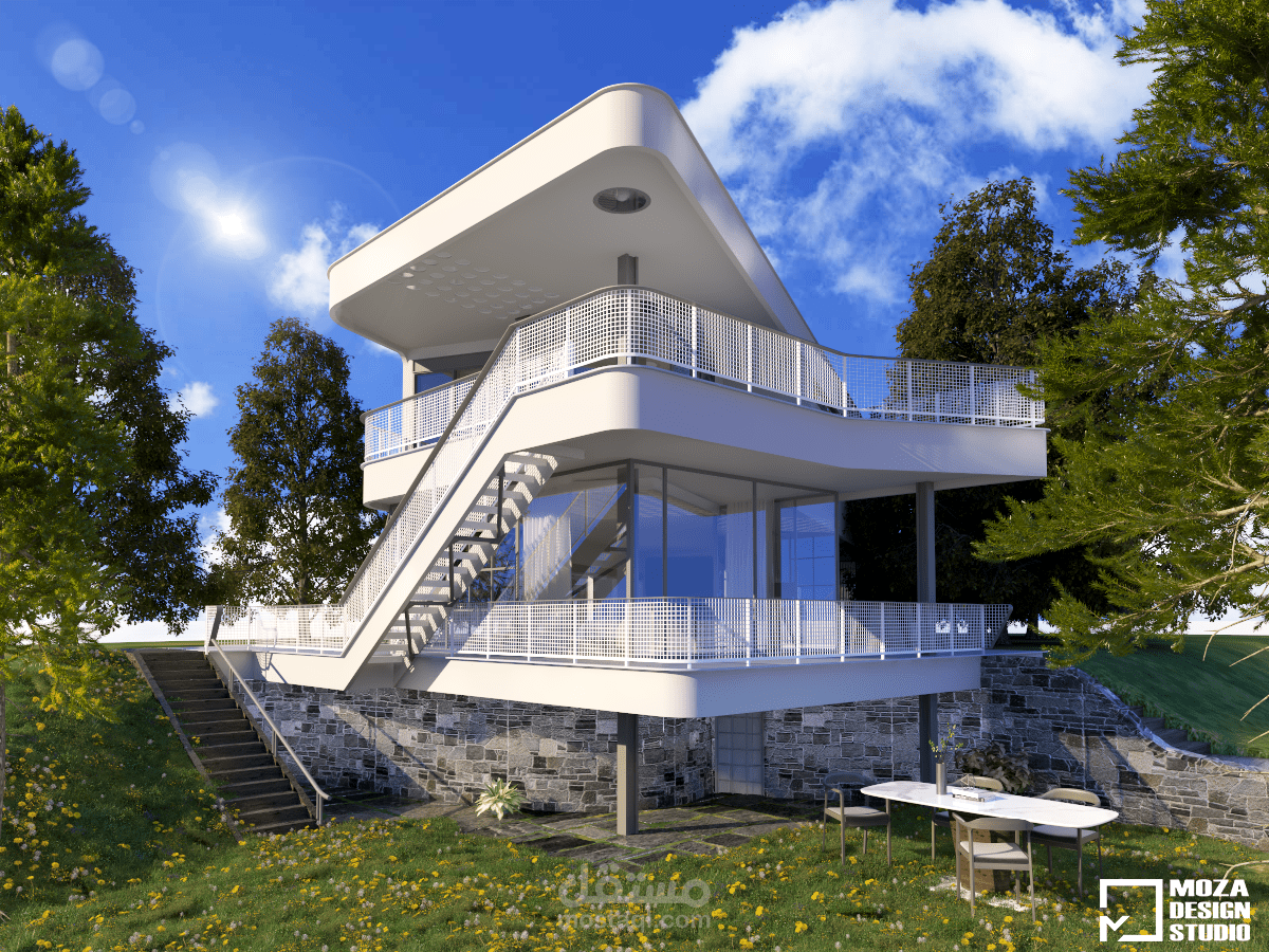 تصميم فيلا معاصرة