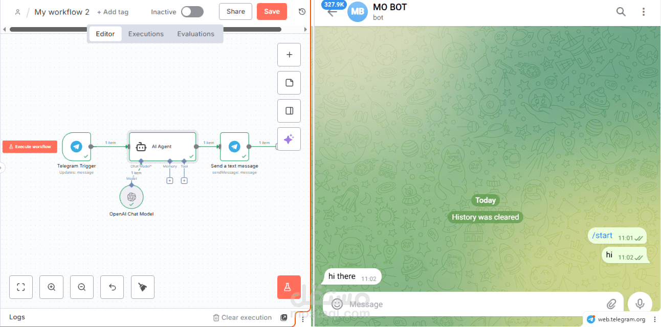 telegram chatbot ai agent