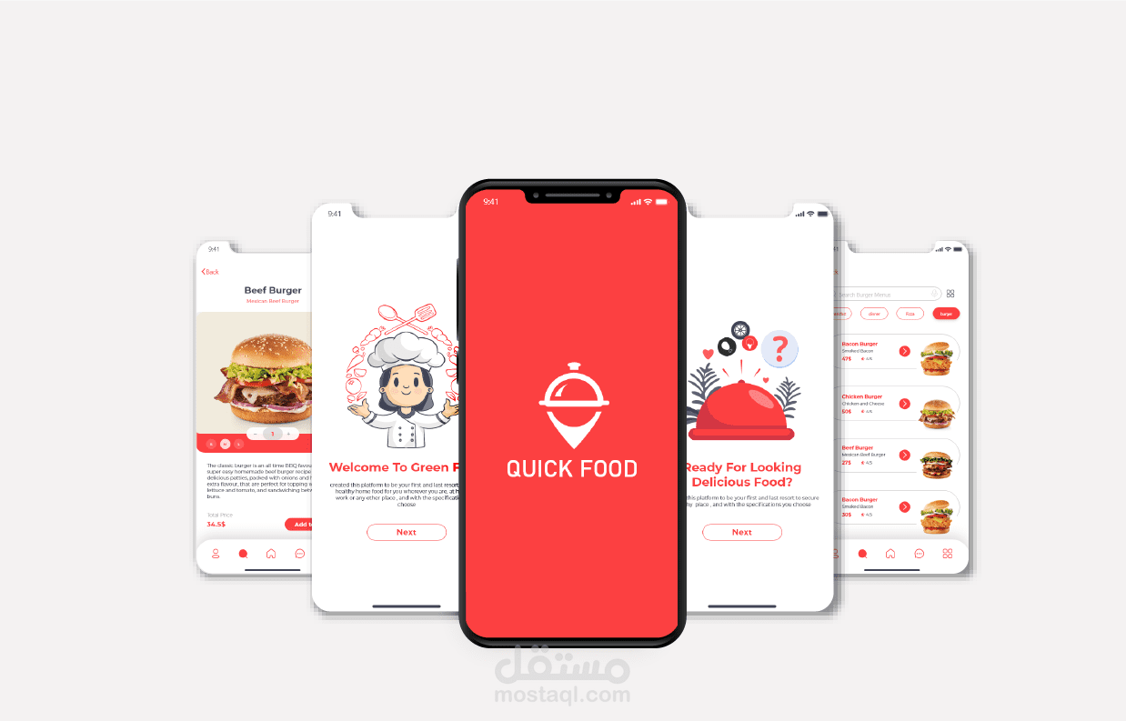 Quick Food Mobile App