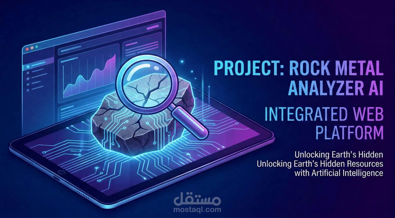 مشروع لتصنيف المعادن Rock Detector