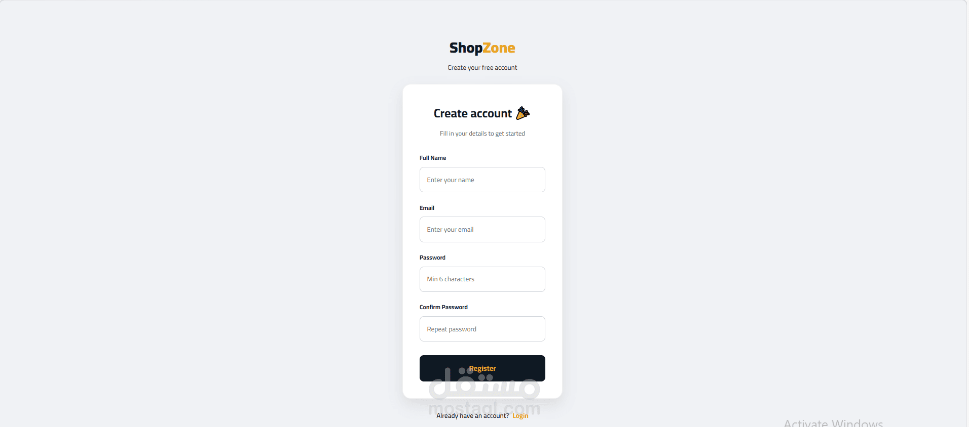 ShopZone موقع تجاره الكترونيه
