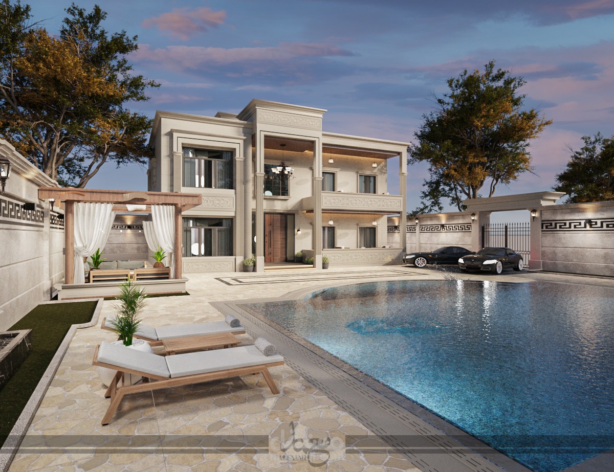 تصميم فيلا سكنية