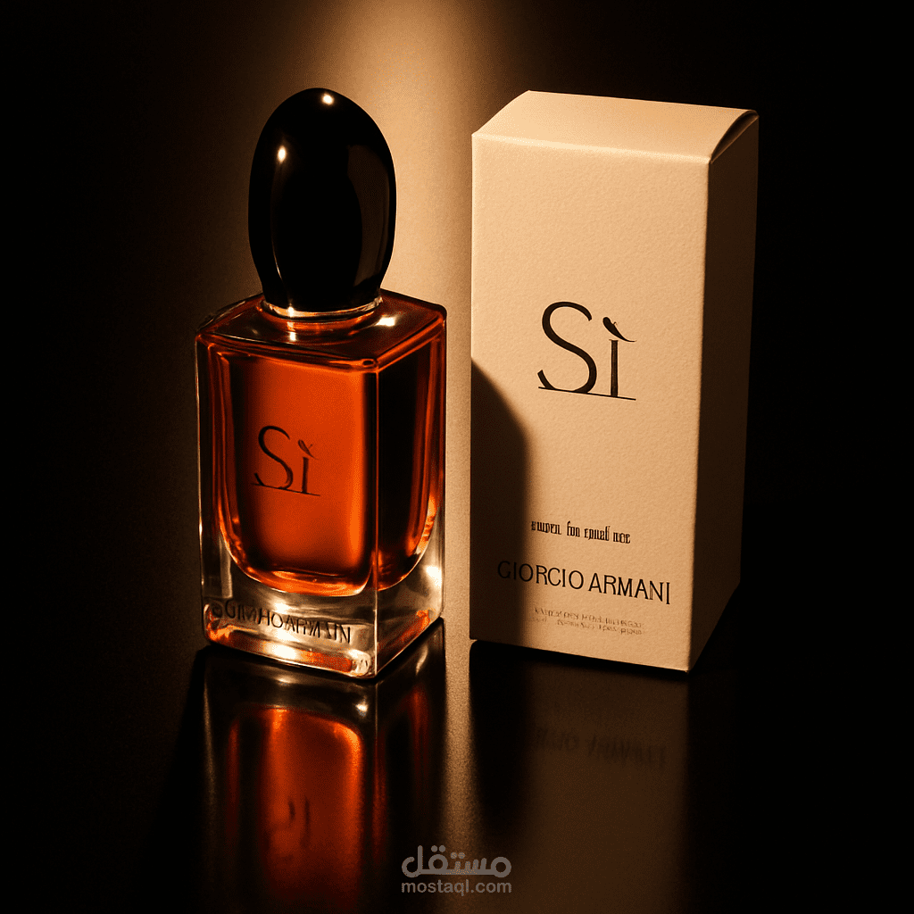 هوية بصرية لعطر