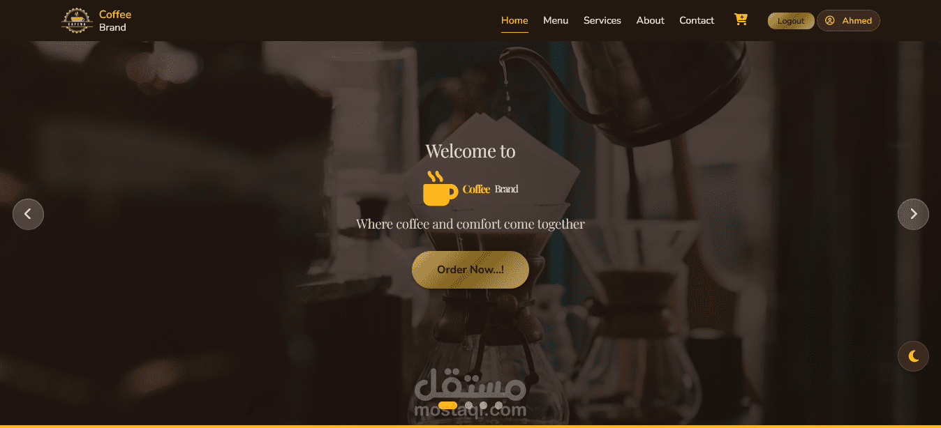 Coffee Shop Responsive Website