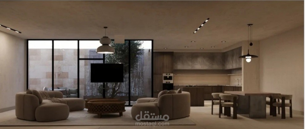 تصميم شاليه عائلي