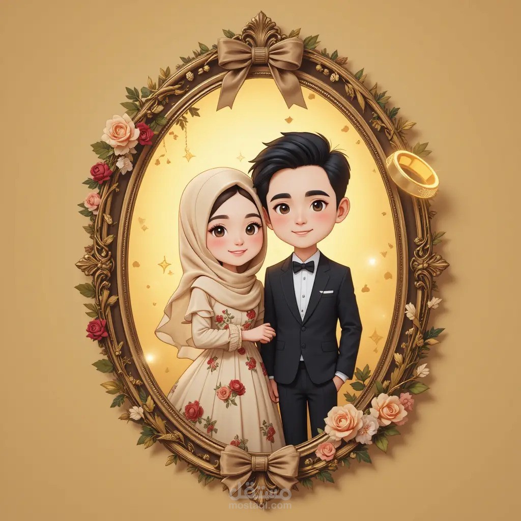 تصميم فيديو دعوة زفاف أنيق ومميز – بأسلوبي الفني ولمسة من الإبداع