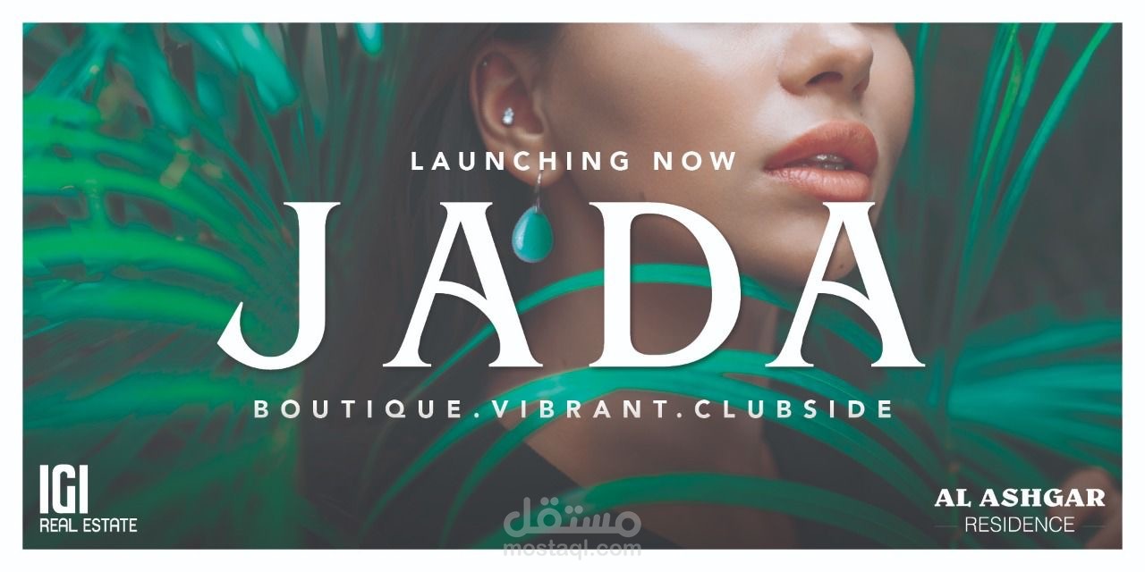 تصميم إعلان عقاري لمشروع سكني فاخر – JADA Boutique Community