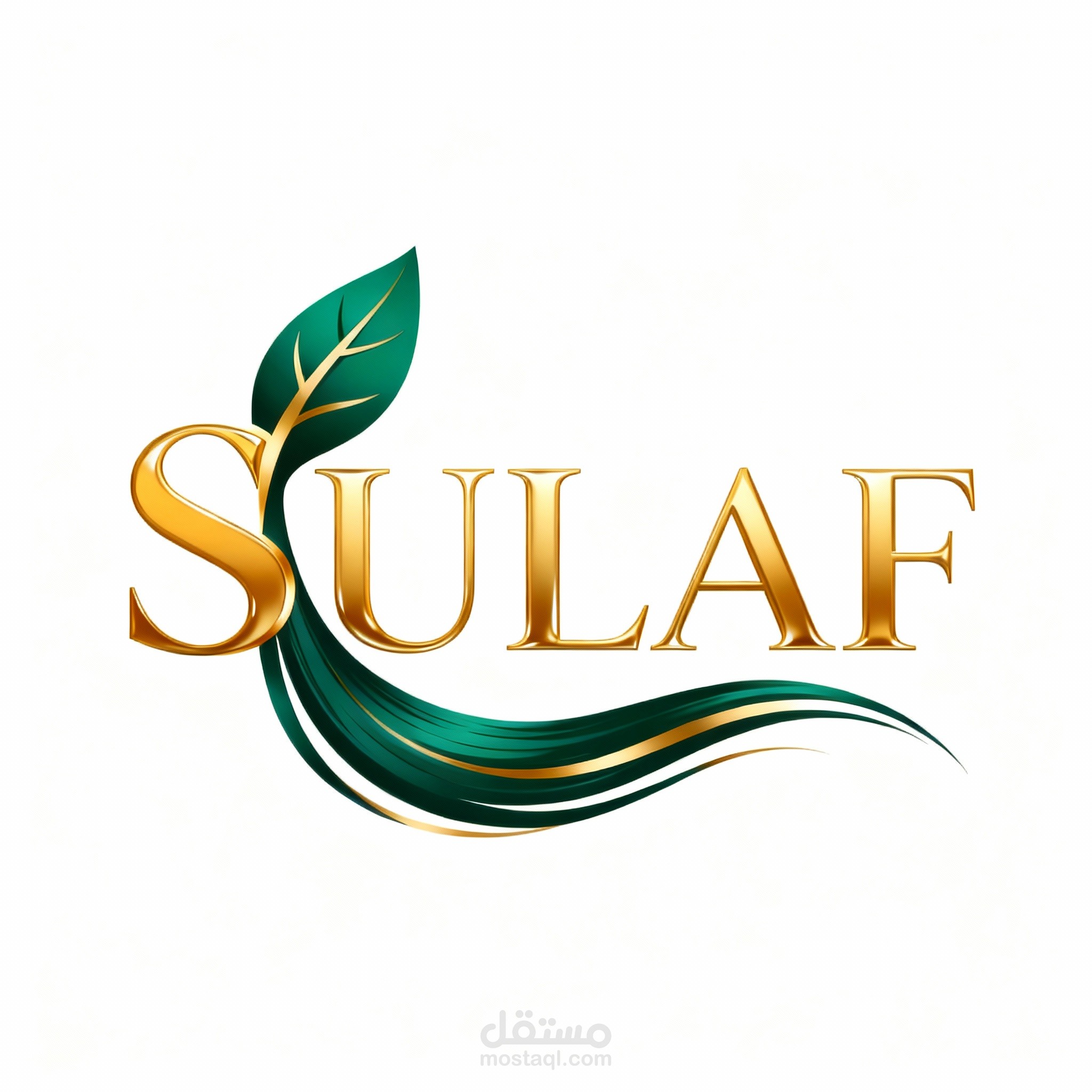 تصميم شعار احترافي لعلامة تجارية تحمل اسم SULAF