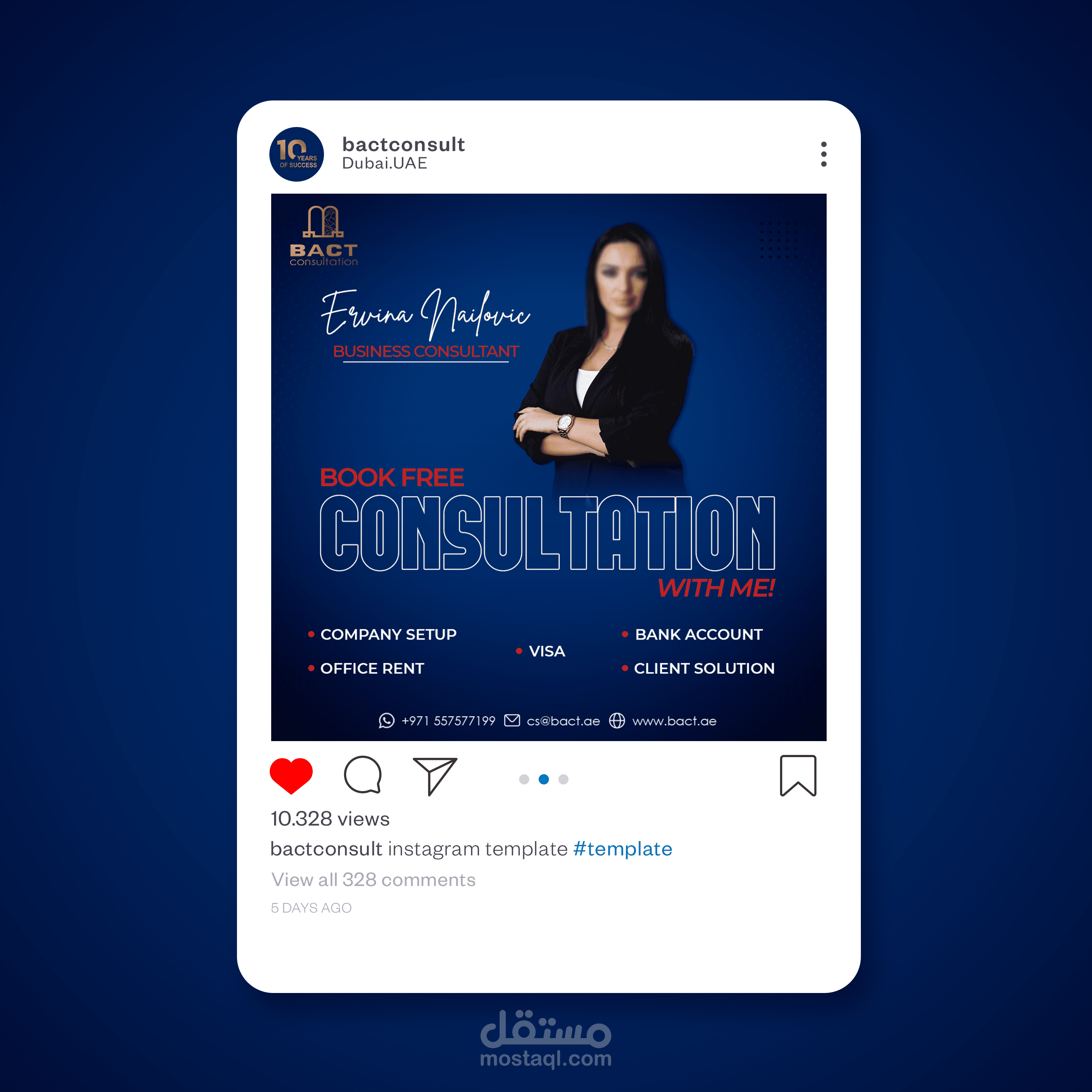 Social Media Advertising Post