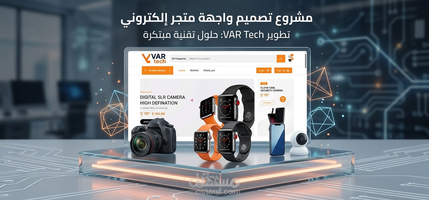 VAR Store — واجهة متجر إلكتروني متكاملة