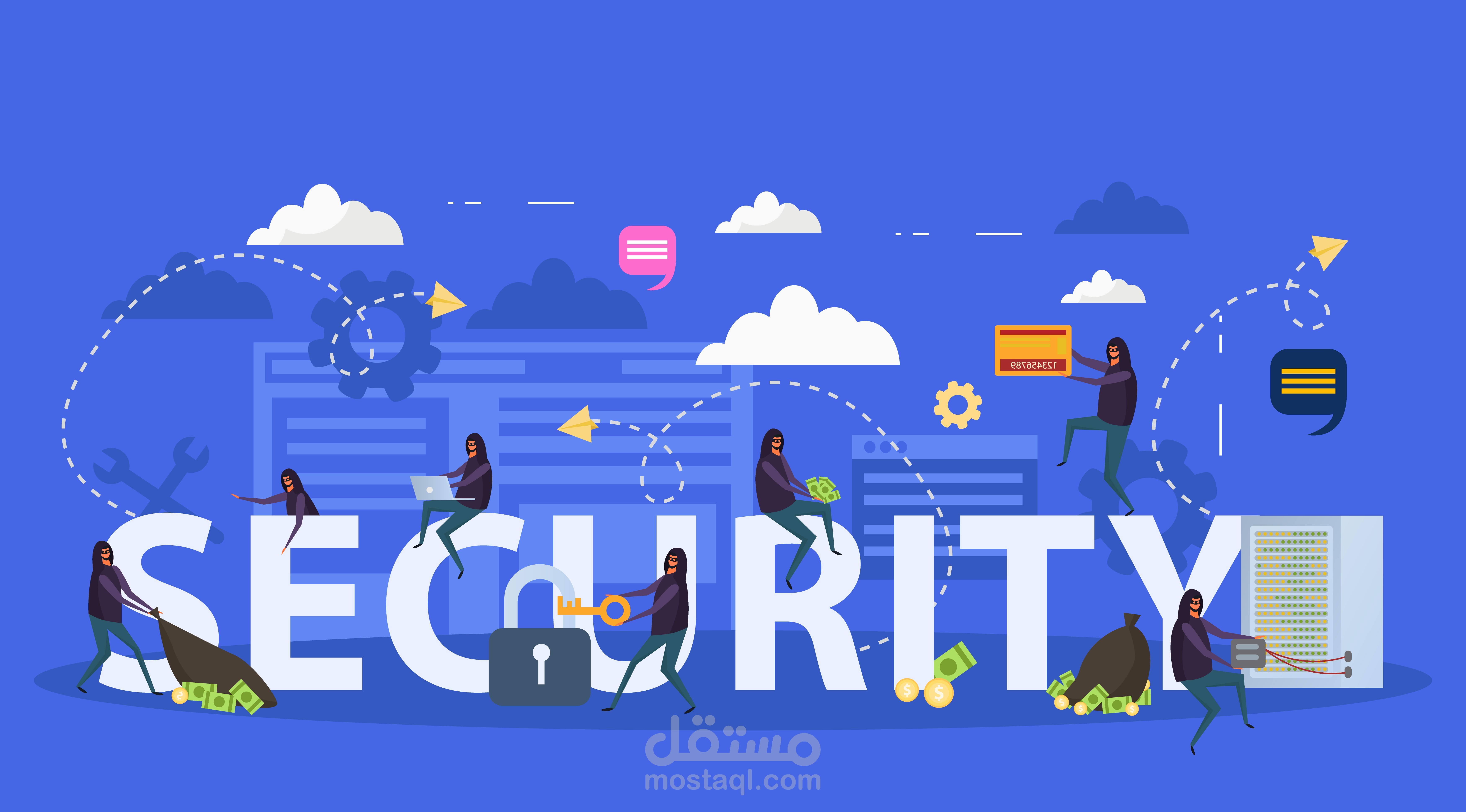 تصميم بوستات سوشيال ميديا توعية رقمية