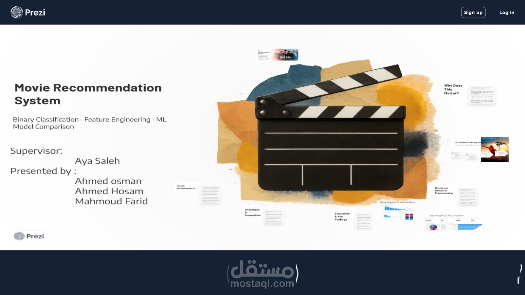 عرض تقديمي تفاعلي باستخدام Prezi