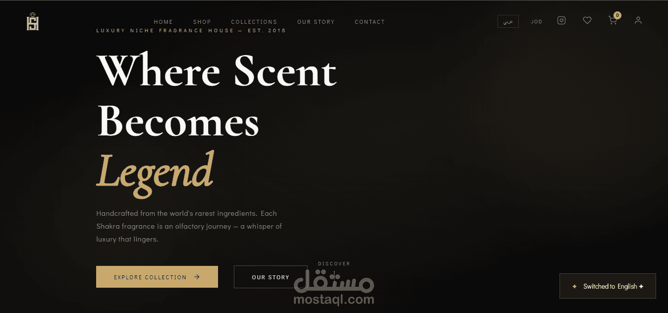 Luxury Perfume E-Commerce Platform