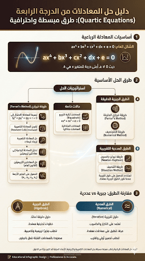 حل المعادلة من الدرجة الرابعة