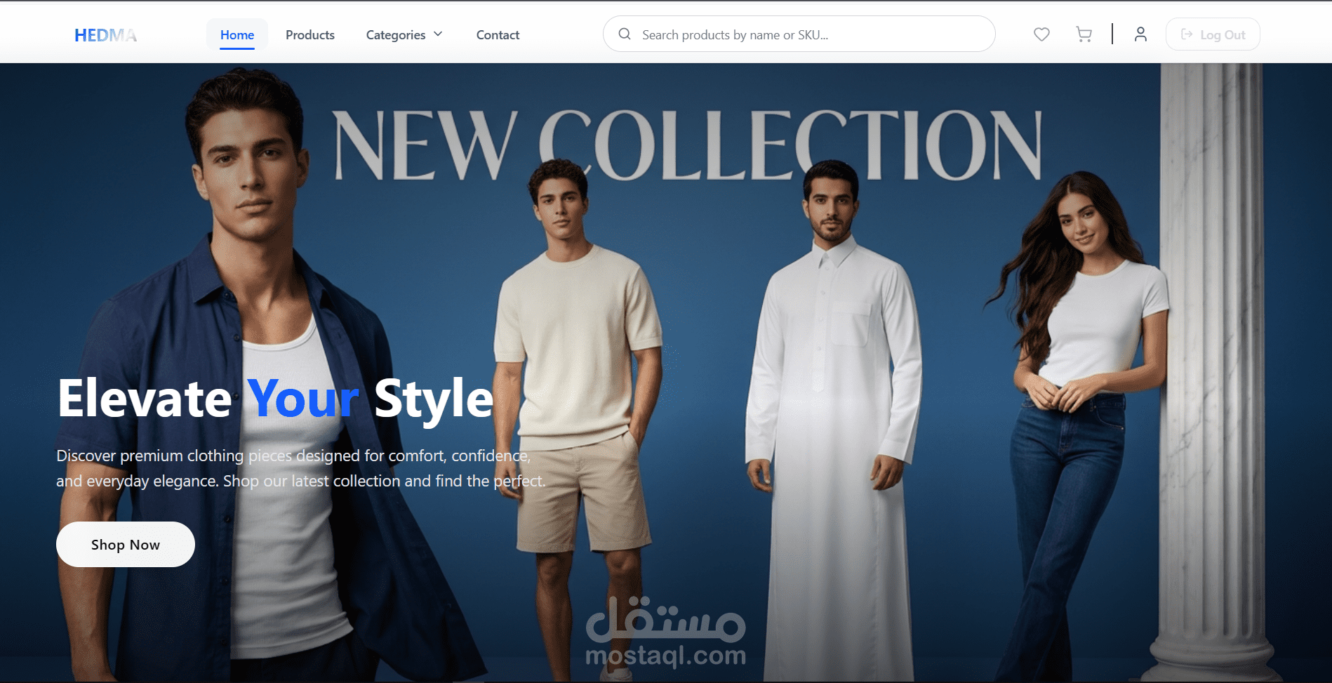 تصميم وبرمجة متجر إلكتروني احترافي سريع الاستجابة (نسخة ديمو حية متاح للتجربة)