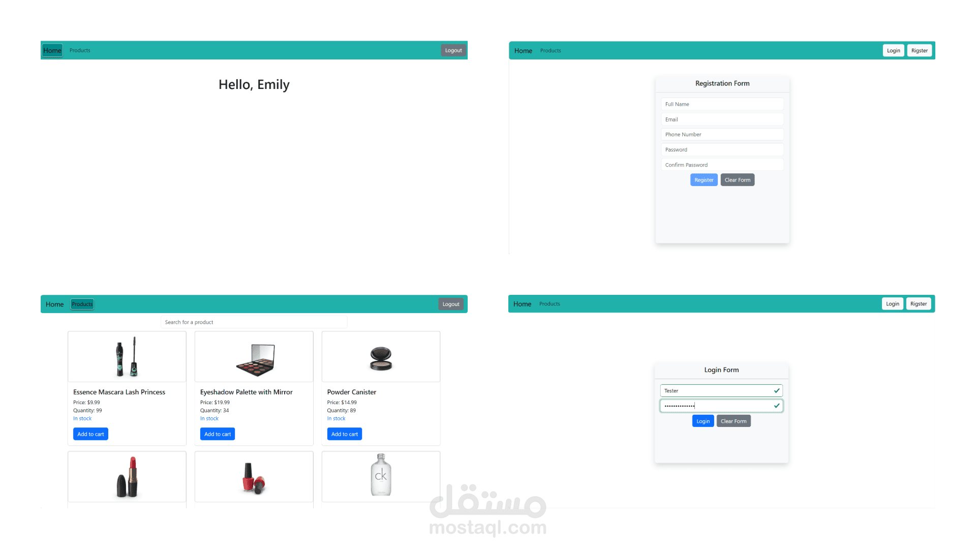E-commerce Website