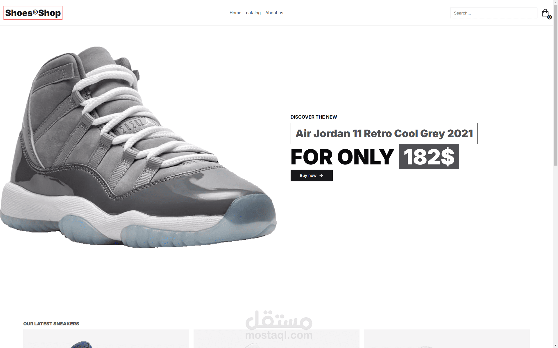 Shoes Shop E-commerce project