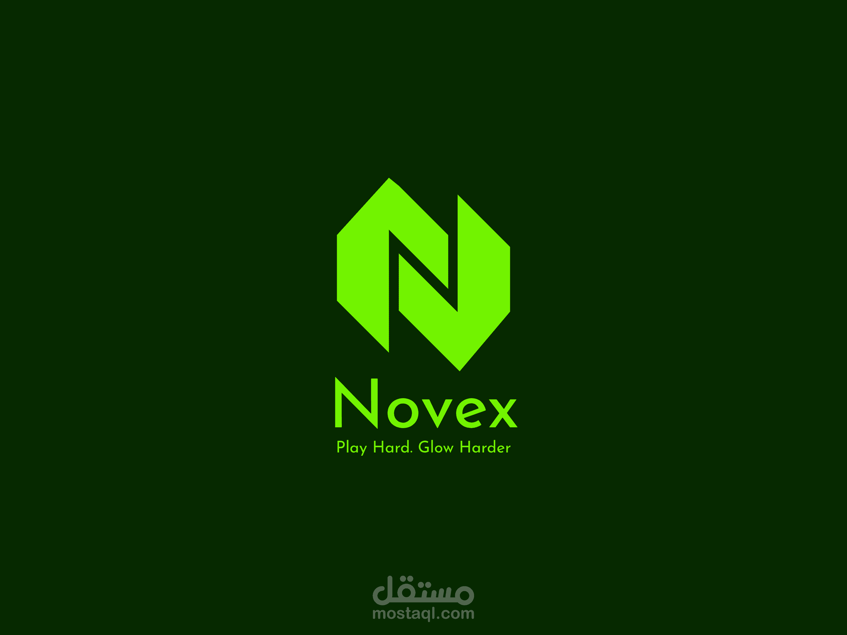 Novex – هوية علامة الألعاب الإلكترونية ألعب بقوة. وتألق أكثر.