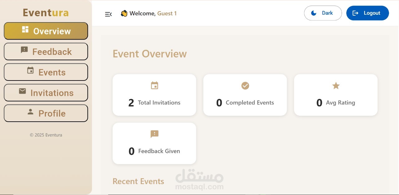 Eventura — Event Management (Angular SPA)