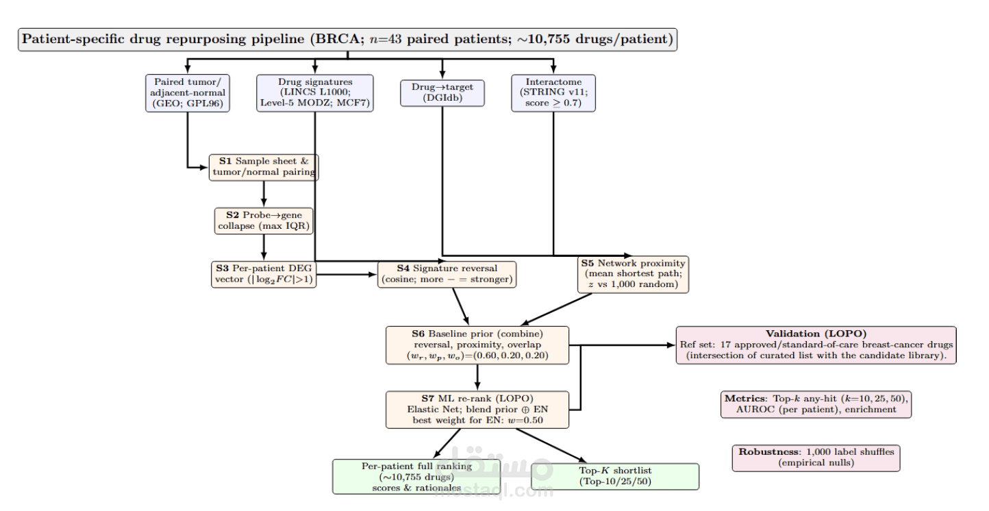 Personalized Drug Repurposing Through Patient- Specific Gene Expression and Network Integration: A Breast Cancer Case Study