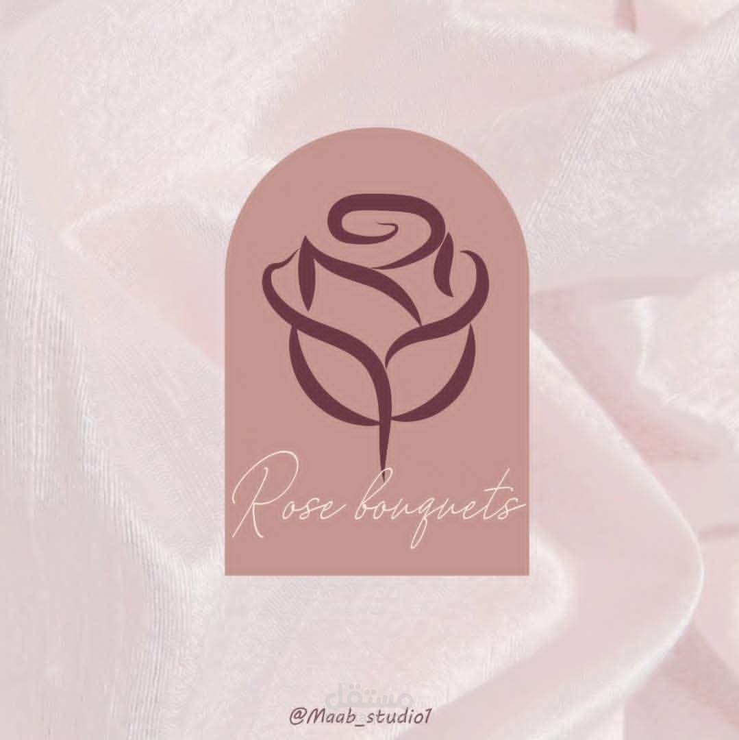 شعار لمشروع صغير محل ورد